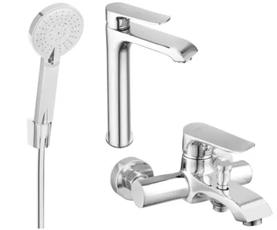 Zdjęcie produktu dla Mexen Pecos R40 zestaw wannowy, chrom - 72713R40-00