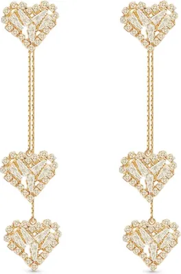 Produktbild von Gnoce Ohrschmuck Herzen HVE205 Silber vergoldet
