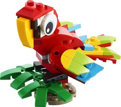 Produktbild von LEGO Creator 3-in-1 Tropical Parrot 30581, Bausatz, 6 Jahr(e), Kunststoff, 66 Stück(e)