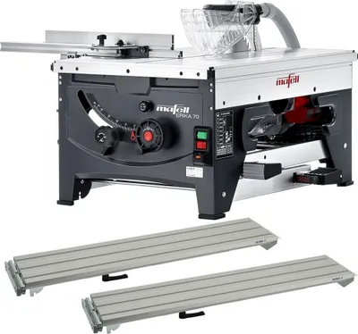 Produktbild von Mafell Unterflur Zugsäge Säge Erika 70 972001 + 2x Tischverlängerung 760x150mm