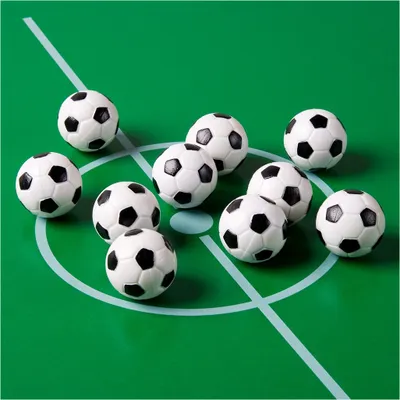 Obrázek produktu pro Míčky na fotbálek, 10 ks, 31 mm