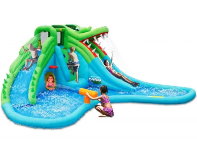 Obrázek produktu pro Happy Hop Velký vodní aqua park Krokodýl s velkým bazénem Happy Hop