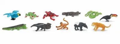 Image de Safari 680504 Forêt tropicale Toob Mini figurines de jeu - Set