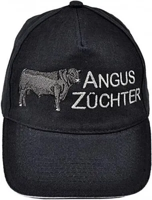 Produktbild von Baseballcap mit Einstickung - Angus-Züchter - 69737 schwarz