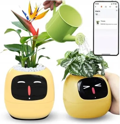 Obrázok produktu pre IVY SMART PLANTER obal na kvetináč PLANTSIO žltý