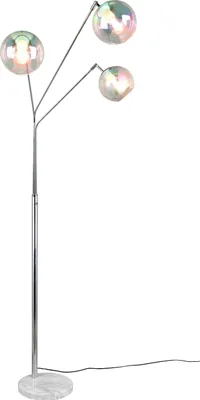 Produktbild von TRIO-Leuchten Stehleuchte PAXTON BHT 67x200x30 cm silber Stehlampe Leseleuchte