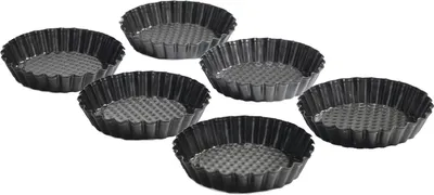 Produktbild von ZENKER Tortelett-Set 6-tlg., antihaftbeschichtet