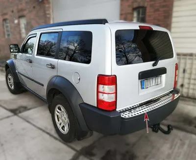 Zdjęcie produktu dla Chromowany zderzak ochronny ze stali nierdzewnej do DODGE NITRO | 2005-2011 | DESIGN SURPLUS