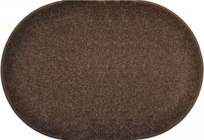 Obrázek produktu pro 80x150 cm Kusový koberec Eton hnědý ovál