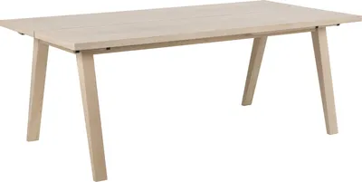 Produktbild von Kulissen-Esstisch >A-Line< in Eiche weiss pigmentiert - 200x74,6x95cm (BxHxT)