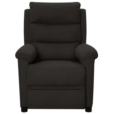 Image de vidaXL Fauteuil de massage noir tissu