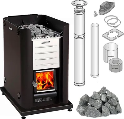 Produktbild von Saunaofen Harvia 20 Pro Deutschland Set Inkl. Schutz, Steine Und Schornsteinsystem
