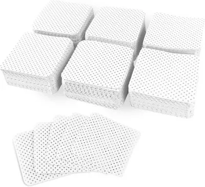 Produktbild von Famanu Wattendoekjes pluisfrei 600 Stück - für Nagelreinigung und Wimpernverlängerung