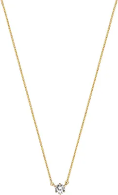 Produktbild von Esprit ESNL01251242 Damen Collier Sole Gold Weiß 45 cm