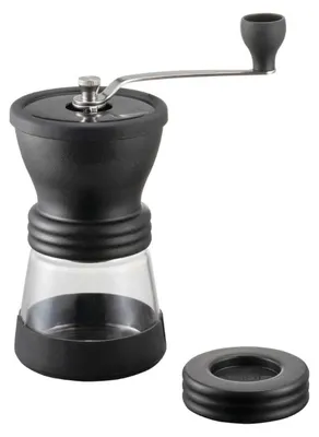 Immagine prodotto di HARIO - Macinacaffè in Vetroceramica nera con scheletro N, regalo dedede regalo, regalo MSCSN-2-B