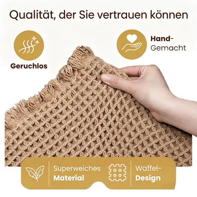 Obrázek produktu pro Podložka do koupelny, 50x80 cm, šedá, omyvatelná, protiskluzová, vhodná do sprchy