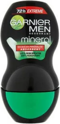 Produktbild von Garnier Men Mineral Extreme 72h Antiperspirant Deodorant Roll On for Men 50ml