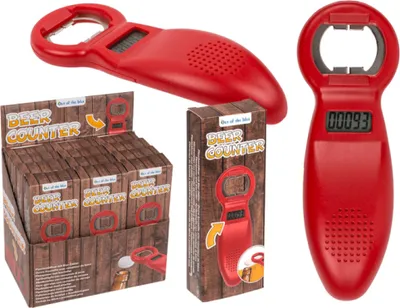 Produktbild von Flaschenöffner mit Zählwerk Bierzähler Kronkorken Öffner Party Männergeschenk