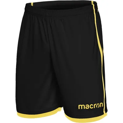Immagine prodotto di Pantaloncini Macron Algol da uomo - Nero / Giallo