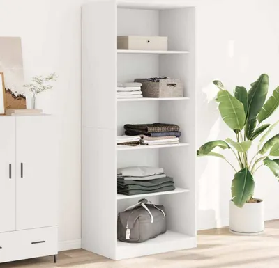 Produktbild von "2026 Promotion" Kleiderschrank Weiß 80x50x200 cm Holzwerkstoff - Kleiderschränke CC16515