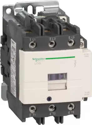 Image de Contacteur de puissance Schneider Electric LC1D 3p, +1S+1Ö, 45 kW, 95 A, 400 V AC3, bobine 230 V AC LC1D95P5