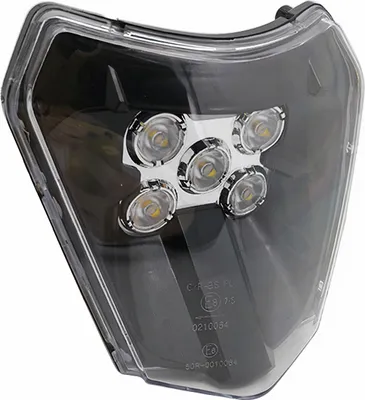 Produktbild von LED Scheinwerfer MXT für Dirt Bike / Motocross / Enduro / Supermoto mit E-Prüfz. / Straßenzulassung Universal Hauptscheinwerfer kompatibel mit EXC 150 250 SX 250 SXF 250 EXC 250 SX 125 150 SXF450