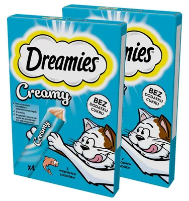 Zdjęcie produktu dla Przysmak Dla Kota Dreamies Z Pysznym Łososiem 8x10g