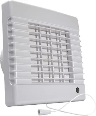 Obrázek produktu pro Dalap LVL 100 axiální ventilátor s žaluziovou klapkou a tahovým spínačem