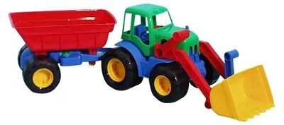 Produktbild von Wiky Radlader mit Anhänger Spielzeug 53 cm
