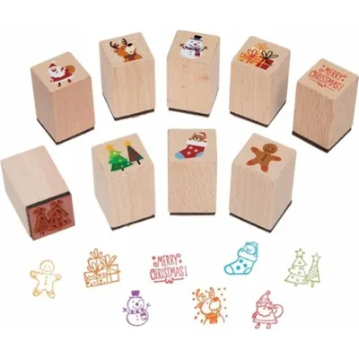 Imagen del producto de Sellos decorativos navideños, 48 unidades