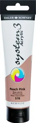 Produktbild von Daler Rowney System3 Acrylfarbe Peach Pink 150 ml 1 stk