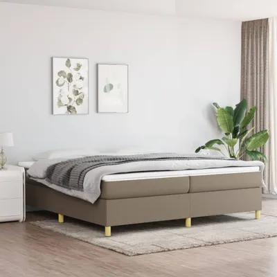 Produktbild von Maison Exclusive - Boxspringbett mit Matratze Taupe 200x200 cm Stoff