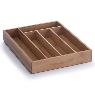 Productafbeelding van Zeller Bamboo Besteckkasten braun
