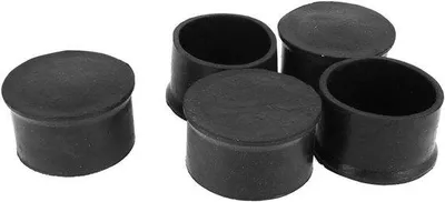 Zdjęcie produktu dla Osłonki na nogi mebli - okrągłe - 60 mm - czarne - do mebli