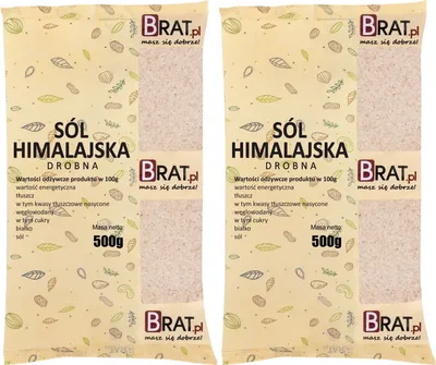 Obrázek produktu pro Sůl jemná 1 kg (2x500 g)