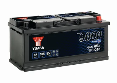 Produktbild von YUASA YBX9000 Starterbatterie 12V 105Ah 950A/EN L6 Batterie