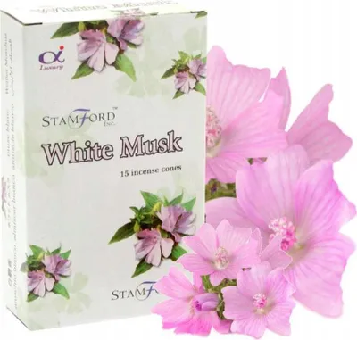 Produktbild von Weihrauchkegel Weißer Moschus