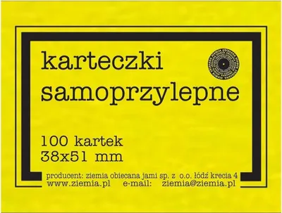 Image de Notes autocollantes fluo 38x51mm 100K jaune