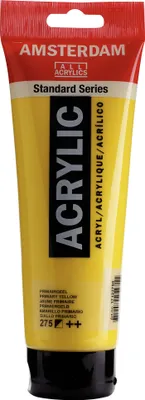 Produktbild von Amsterdam Standard Series Acrylfarbe Tube 250 ml - Primärgelb 275