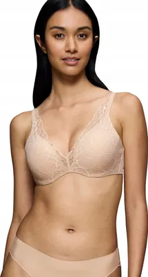 Zdjęcie produktu dla Triumph Body Make-Up Illusion Lace, Beżowy, Fiszbina, Wzór, Nude Beige, Damski, Zapięcie z tyłu
