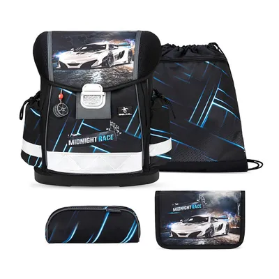 Produktbild von Ergonomisches Schulranzen-Set von Belmil, Model Classy Midnight Turbo