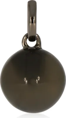 Produktbild von XP0128 Anhänger mit 10 mm Mondstein grau ca. 4,25 ct. Black Rhodium XEN