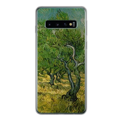 Produktbild von MuchoWow® Handyhülle Schutzhülle Hülle für Samsung Galaxy S10 Olivenhain - Vincent van Gogh Silikon Softcase Handy Hülle - Handytasche