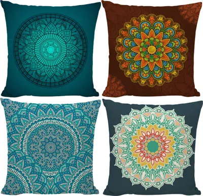 Obrázok produktu pre Obliečky na vankúše 45x45 cm obliečky na vankúše sada 4, dekoračné obliečky na vankúše na pohovku dekoračné obliečky na vankúše