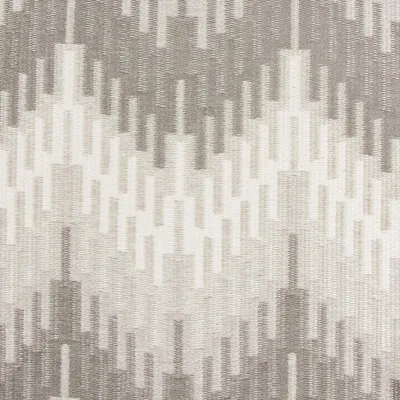 Produktbild von Möbelstoff Meterware Polsterstoff OLIMPIA Zickzack Chevron grau 140cm