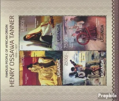 Produktbild von Briefmarken Uganda 2013 Mi 3095-3098 Kleinbogen (kompl.Ausg.) postfrisch Henry O. Tanner