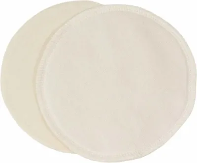 Image de Coussinets d'allaitement - laine-soie 1 paire