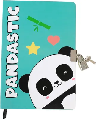 Immagine prodotto di I-TOTAL ® Diario chiavi a lucchetto 80 pagine Panda