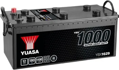 Image de Batterie de démarrage YUASA 12 V 180 Ah 1100 A/EN D5 Batterie pour camion