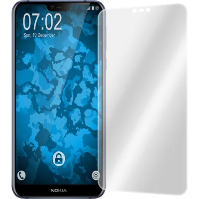 Produktbild von 1er-Pack PhoneNatic Displayschutzfolien klar Flexible Folien kompatibel mit  Nokia 6.1 Plus